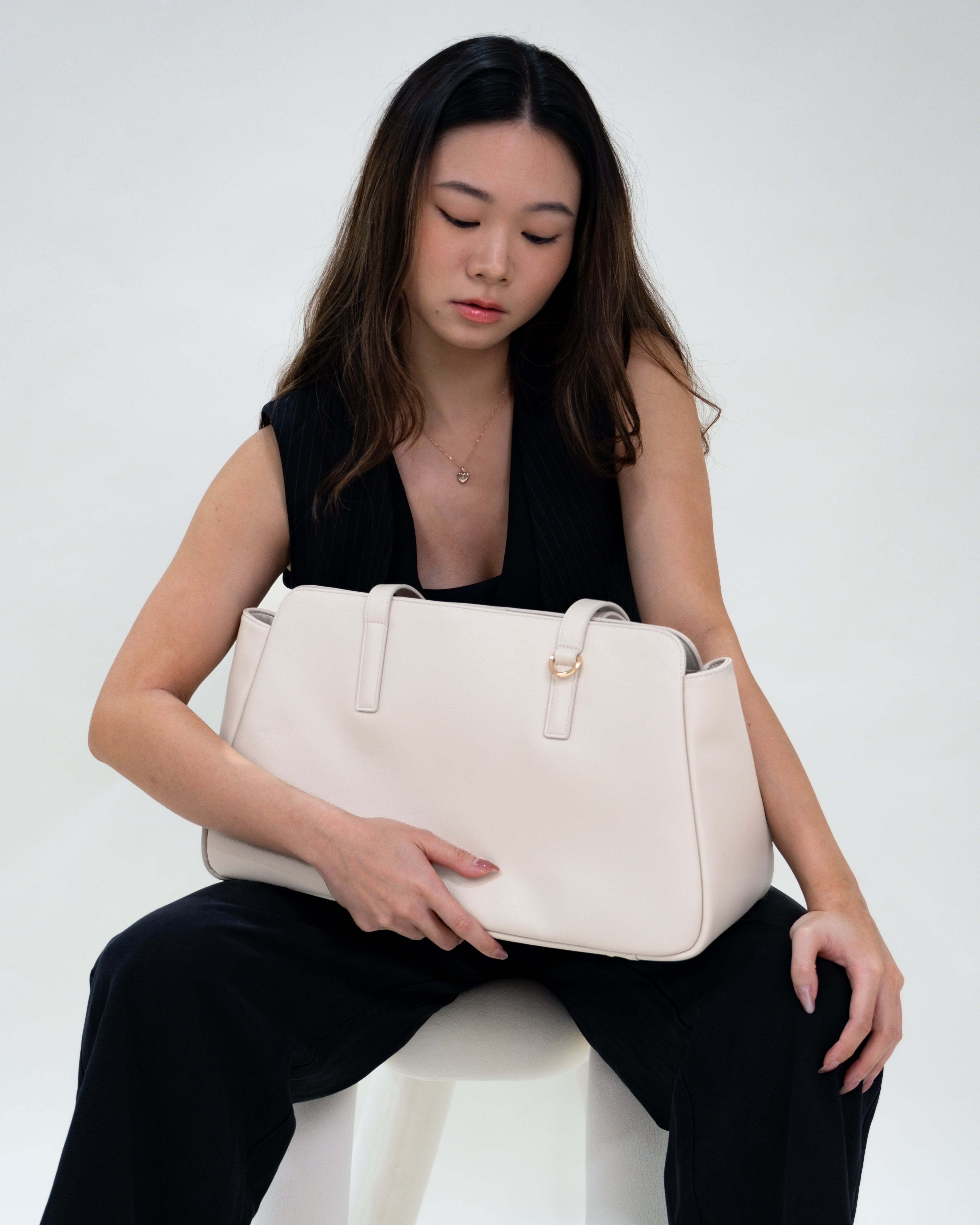 J.J Kai Tote – Creme